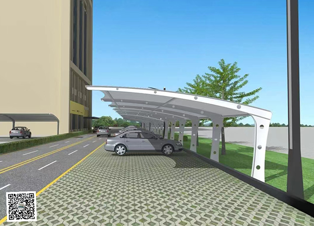 停車棚膜結構車棚